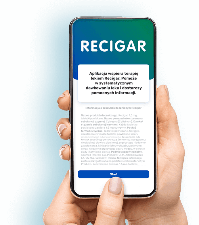 Uruchomienie aplikacji do rzucenia palenia